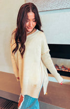 Load image into Gallery viewer, Cream oversized sweater