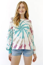 Load image into Gallery viewer, Spiral Tie Dye Terry Top