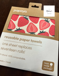 Strawberry Reusable Towel